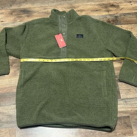 Southern Marsh 1/4 snap up navy Sherpa size large - Picture 3 of 4